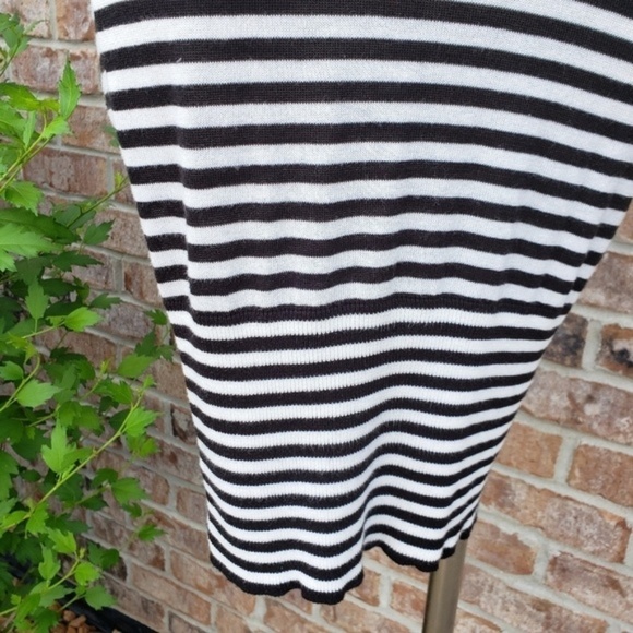 NWT BCBGeneration Striped Batwing V-Neck Dress S - Picture 2 of 5